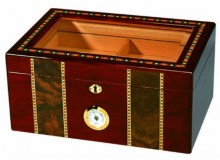 Humidor Pompeii Glasstop 100 Cigar Capacity