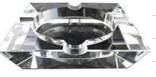 4 Cigar Glass Crystal ASHTRAY