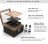 KLARO - Renzo Glass Top Humidor 20- 50 Cigars