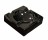 LARGE HIGH GLOSS BLACK CERAMIC ASHTRAY