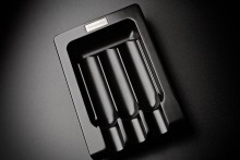 Prometheus Black Matte Metal 3 cigar Ashtray