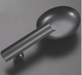 ASHTRAY - Stanless Steel Black Finish - Single Cigar