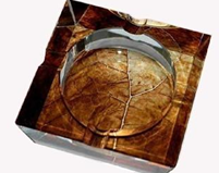 Tobacco leaf 4 Cigar ASHTRAY
