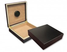 Chatu Black Travel Humidor 20 Cigar Capacity