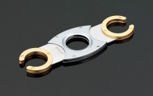 SIGLO CC CUTTER - SILVER W GOLD HANDLE