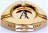 AJ FERNADEZ Gold Cigar Ashray - Triangular