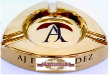 AJ FERNADEZ Gold Cigar Ashray - Triangular