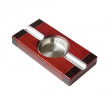 Two Tone Cherry Ashtray 2 cigars