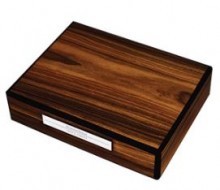 Prometheus Macassar Travel Humidor in Protective Travel Case