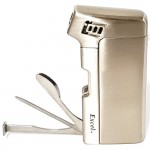 EXCEL PIPE LIGHTER WITH TOOLS - CHAMPAGNE