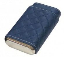 DREXEL DIAMOND STITCH CASE - BLUE