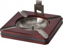 4 Cigar Ashtray Cherry with Cutter 