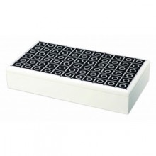 A1 Lacquer Flexi-box - Bianco e Nero