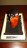 ETERNITY PIPE LIGHTER (RED WOOD GRAIN) W/ TAMPER
