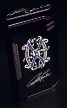 2019 Limited Edition PURPLE RAIN Black Lacquer Lighter, Magma-TF5 Incl. Leather Case