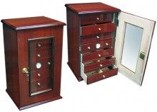 Charleston 150 Count 7 Drawer Cherry Humidor
