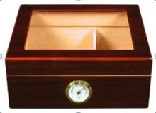 30-40 Count CHERRY Glasstop Humidor