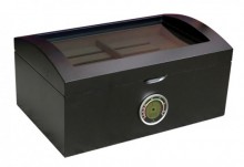 Tinted Glasstop with External Digital Needle & Numeric Display Humidor