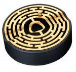 SIGLO MAZE ASHTRAY - BLACK AND GOLD