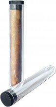 ACRYLIC CIGAR TUBE FLAT END - (USA)