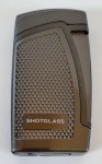 Shotglass double Torch Jet Flame Cigar Lighter w/Punch Gun Metal