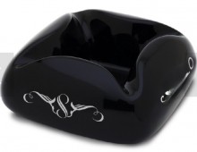 Prometheus SENCILLO BLACK ASHTRAY