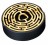 SIGLO MAZE ASHTRAY - BLACK AND GOLD