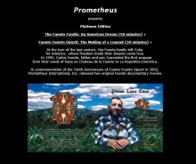 PROMETHEUS - THE FUENTE DVD (Platinum Limited Edition)