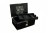 DAKOTA - 120 Ct. Full Black Humidor w/ Scissors & Polished Hardware