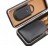 3 CIGAR FOLDING LEATHER TRAVEL CASE W/ CUTTER (BLACK)
