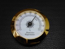 Analogue Brass Hygrometer with Glass cover