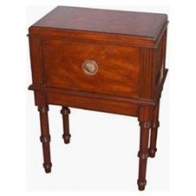 Side Table Antique-Look 300ct. Cigar Humidor