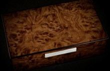 PROMETHEUS MILANO SERIES WALNUT/100 CIGARS HUMIDOR